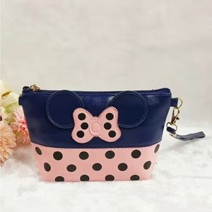 Disney’s Minnie Mouse inspired travel cosmetic pouch bag